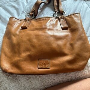 Ruehl No.925 Tan Slouchy Leather Tote